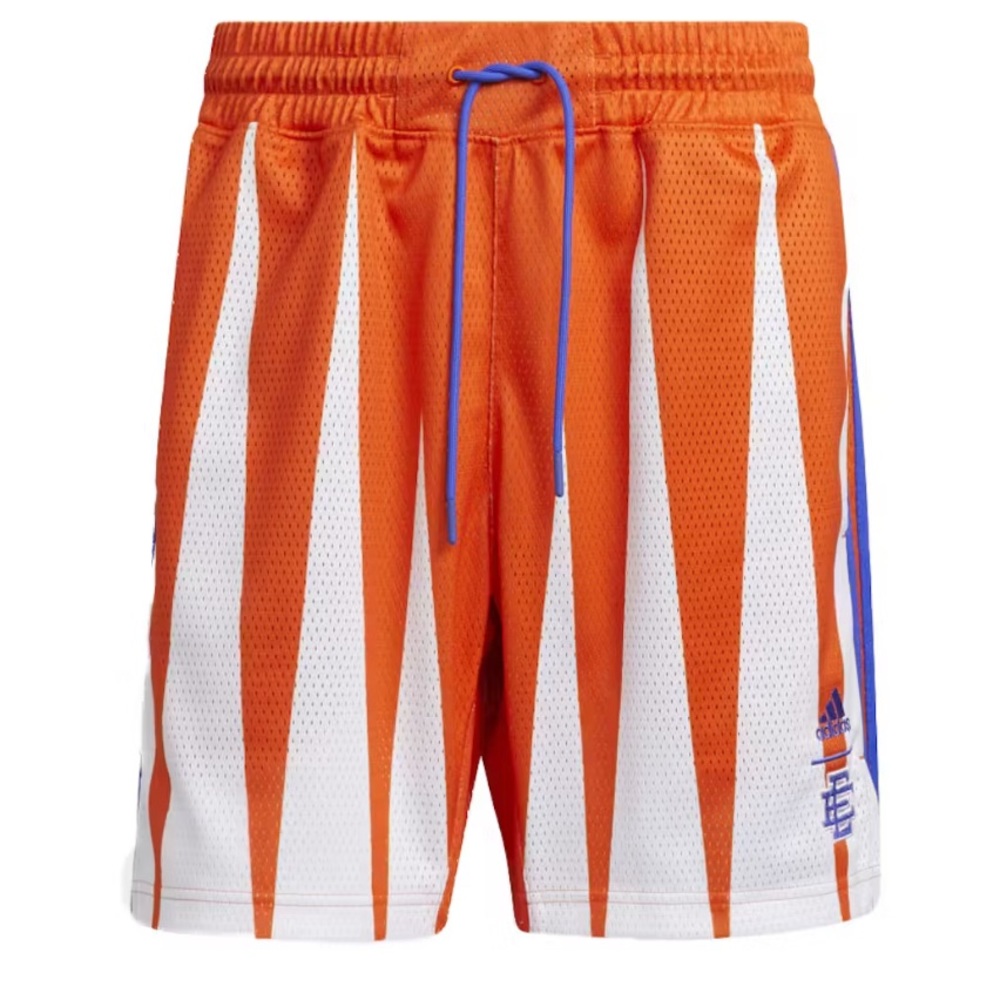 Eric Emanuel x Adidas Mens Hoops Summer Essentials Shorts New York Knicks